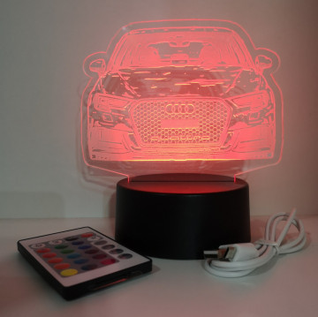 Moldura / Candeeiro com luz de presença - Audi A3 8V / S3 8V - Img 2