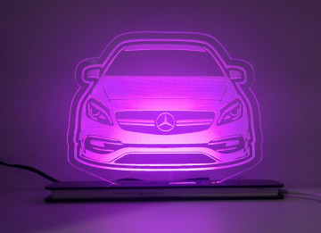 Moldura / Candeeiro com luz de presença - Mercedes A45 - Img 2