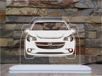 Moldura / Candeeiro com luz de presença - Opel Corsa E - Img 1
