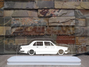 Moldura / Candeeiro com luz de presença - VW Jetta Mk1 - Img 1