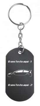 Porta Chaves em alumínio - Citroen C4 - Lado - Img 1
