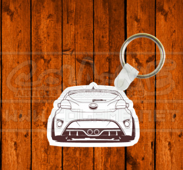 Porta chaves em MDF - Hyundai Veloster - Img 1