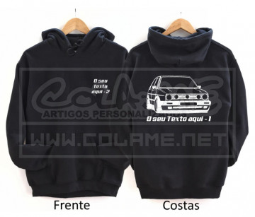 Sweatshirt com Capuz - VW Golf Mk2 - Img 1