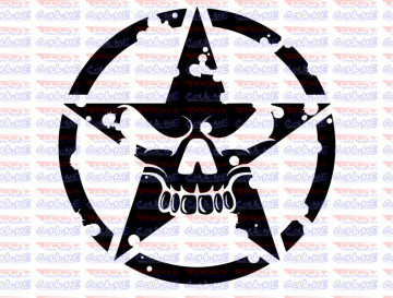 Autocolante - Army Star - Img 1