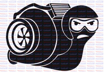 Autocolante - Caracol Turbo - Img 1