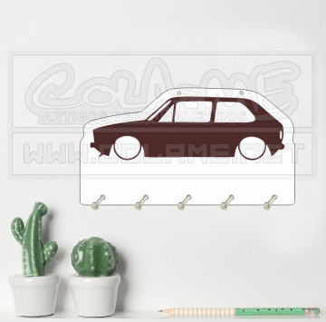 Chaveiro em MDF - VW Golf Mk1 - Img 1