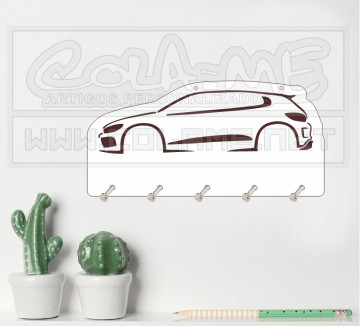 Chaveiro em MDF - VW Golf Mk3 - VW Scirocco - Img 1
