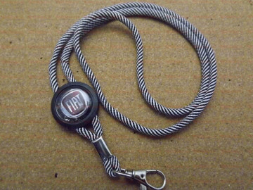 Fita Porta Chaves (lanyard) de Pescoço Ajustável para Fiat - Img 1