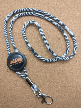 Fita Porta Chaves (lanyard) de Pescoço Ajustável para KTM Racing - Img 2
