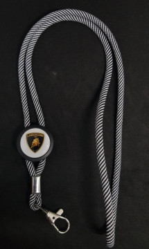 Fita Porta Chaves (lanyard) de Pescoço Ajustável para Lamborghini - Img 1