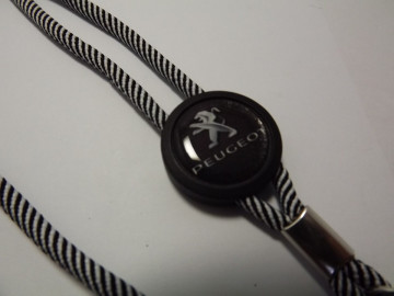 Fita Porta Chaves (lanyard) de Pescoço Ajustável para Peugeot - Img 1