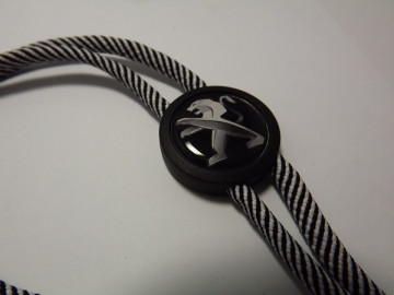 Fita Porta Chaves (lanyard) de Pescoço Ajustável para Peugeot - Img 1