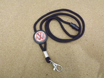 Fita Porta Chaves (lanyard) de Pescoço Ajustável para Volkswagen - Img 1