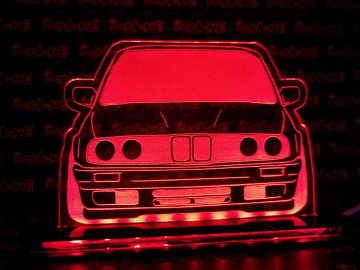 Moldura / Candeeiro com luz de presença - BMW E30 - Img 7