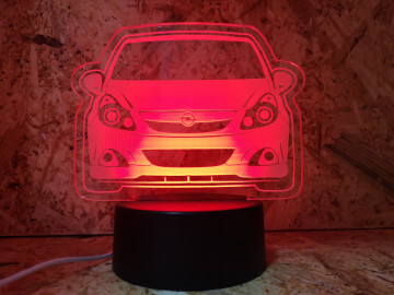Moldura / Candeeiro com luz de presença - Opel Corsa D - Img 2