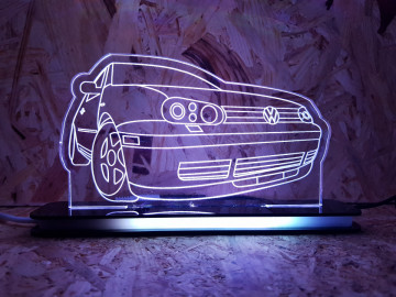 Moldura / Candeeiro com luz de presença - Volkswagen Golf IV - Img 4