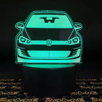 Moldura / Candeeiro com luz de presença - Volkswagen Golf VII - Img 5