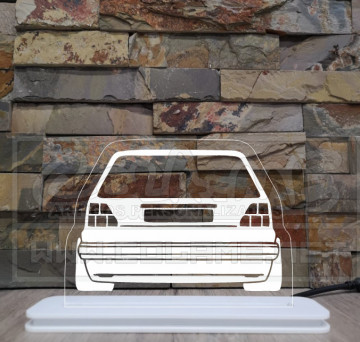 Moldura / Candeeiro com luz de presença - VW Golf Mk2 - Traseira - Img 1