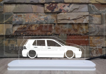 Moldura / Candeeiro com luz de presença - VW Golf Mk4 - 5 Portas - Img 1