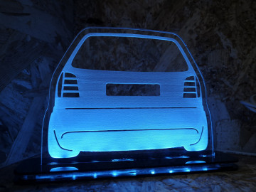 Moldura / Candeeiro com luz de presença - VW Polo 6N - Img 2