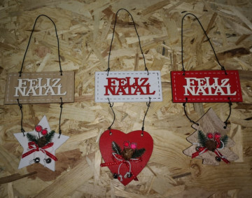 Ornamento Feliz Natal - Img 1