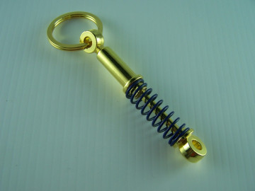 Porta Chaves - Amortecedor Dourado/Azul - Img 1