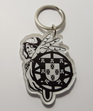 Porta chaves em acrílico - Homem Escudo - Img 1