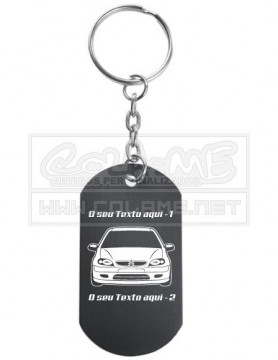 Porta Chaves em alumínio - Citroen Saxo - Fase2 - Img 1