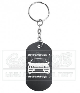Porta Chaves em alumínio - VW Golf Mk3 - Img 1