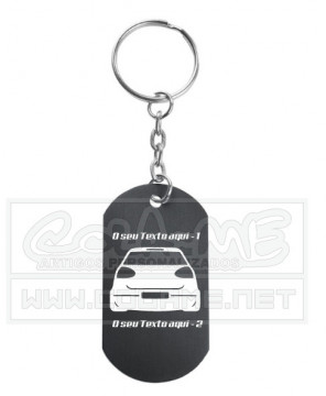 Porta Chaves em alumínio - VW Golf Mk5 - Traseira - Img 1