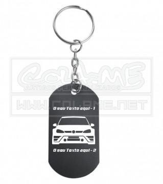 Porta Chaves em alumínio - VW Golf Mk7 - Img 1