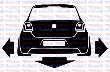 Autocolante para Vw Polo 6R - Img 2