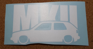 Autocolante - Vw golf 2 / MK2 - Img 2