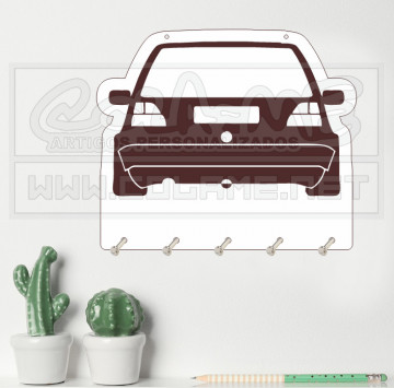 Chaveiro em MDF - VW Golf Mk2 - Img 1