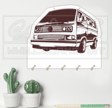 Chaveiro em MDF - VW T3 - Img 1