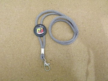 Fita Porta Chaves (lanyard) de Pescoço Ajustável para Fiat Abarth - Img 1