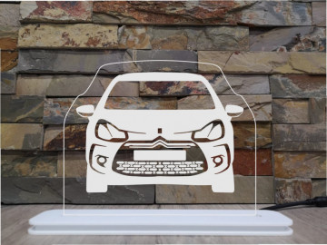 Moldura / Candeeiro com luz de presença - Citroen DS3 2017 - Img 1