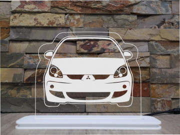 Moldura / Candeeiro com luz de presença - Mitsubishi Colt - Img 1