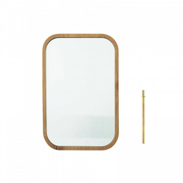 Moldura em Bambu com zona de foto - Sublimação - Retangular - 10x15cm - Img 1