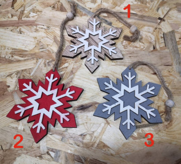 Ornamento para árvore de Natal em MDF - Img 2
