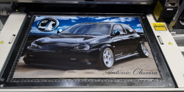 Placa em Alumínio (sandwish) com impressão directa de imagem / foto cedida pelo cliente - Img 2