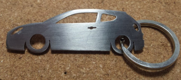 Porta Chaves em inox com silhueta com Alfa Romeo Mito - Img 1