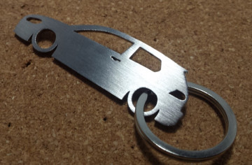 Porta Chaves em inox com silhueta com Volkswagen Golf VII - Img 2