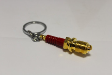 Porta Chaves - Vela Dourado/Vermelho - Img 1