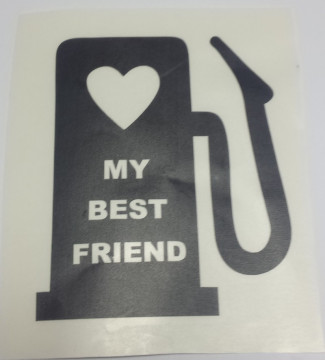Autocolante - my best friend bomba - Img 2