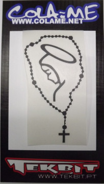 Autocolante - Terço nossa senhora - Img 2