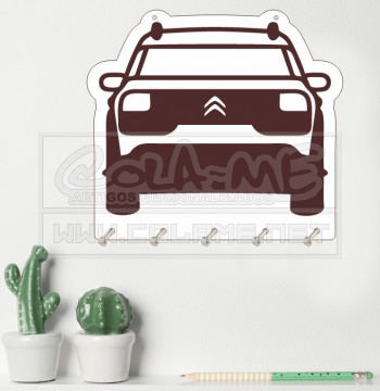 Chaveiro em MDF - Citroen Cactus - Img 1