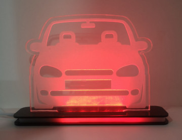 Moldura / Candeeiro com luz de presença - Opel Corsa B - Img 2