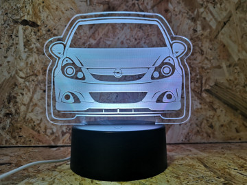 Moldura / Candeeiro com luz de presença - Opel Corsa D - Img 1