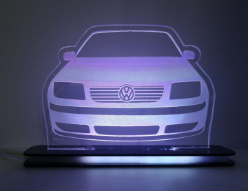 Moldura / Candeeiro com luz de presença - Volkswagen Bora - Img 3